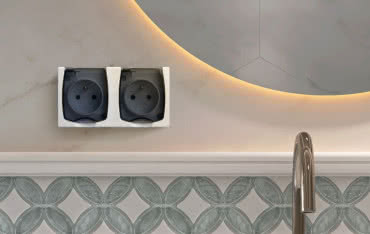 Instalacja elektryczna w garażu i piwnicy: gniazda i włączniki natynkowe OSPEL Madera